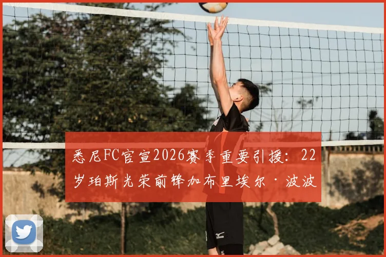 悉尼FC官宣2026赛季重要引援：22岁珀斯光荣前锋加布里埃尔·波波维奇加盟，详解其技术特点与球队战术影响